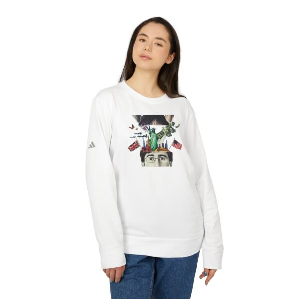 Last Week Tonight with John Oliver Adidas Unisex Fleece Crewneck Sweatshirt - Image 3