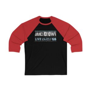 James Brown Unisex 3/4 Sleeve Baseball Tee