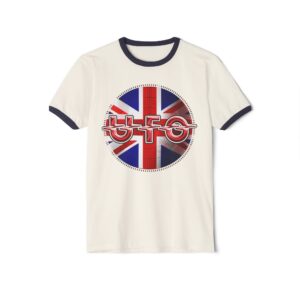 UFO Unisex Cotton Ringer T-Shirt
