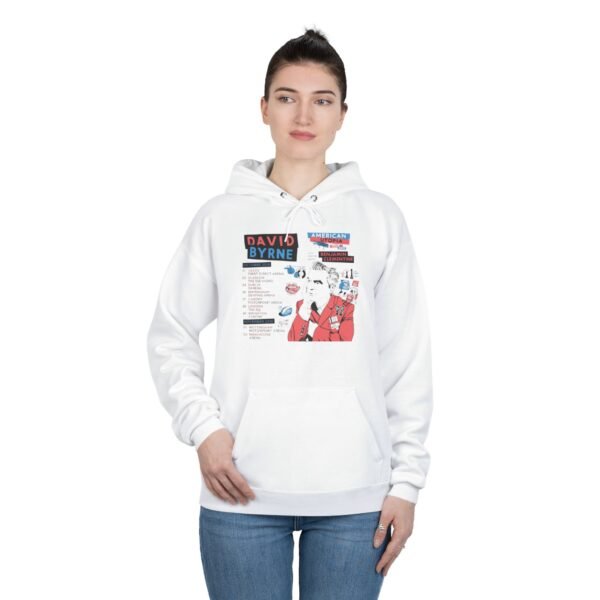 David Byrne Unisex EcoSmart® Pullover Hoodie Sweatshirt - Image 3