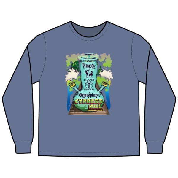 Bongwalk Empire with Cypress Hill, Pharcyde ComfortWash® Garment-Dyed Long Sleeve T-Shirt - Image 3