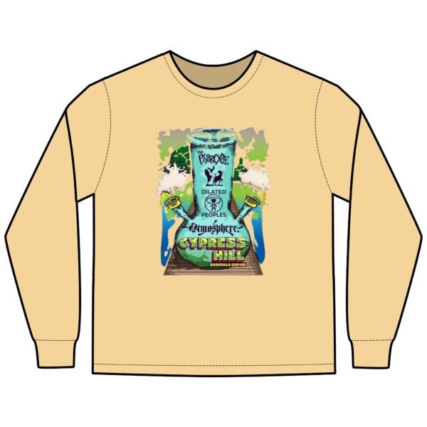 Bongwalk Empire with Cypress Hill, Pharcyde ComfortWash® Garment-Dyed Long Sleeve T-Shirt - Image 7