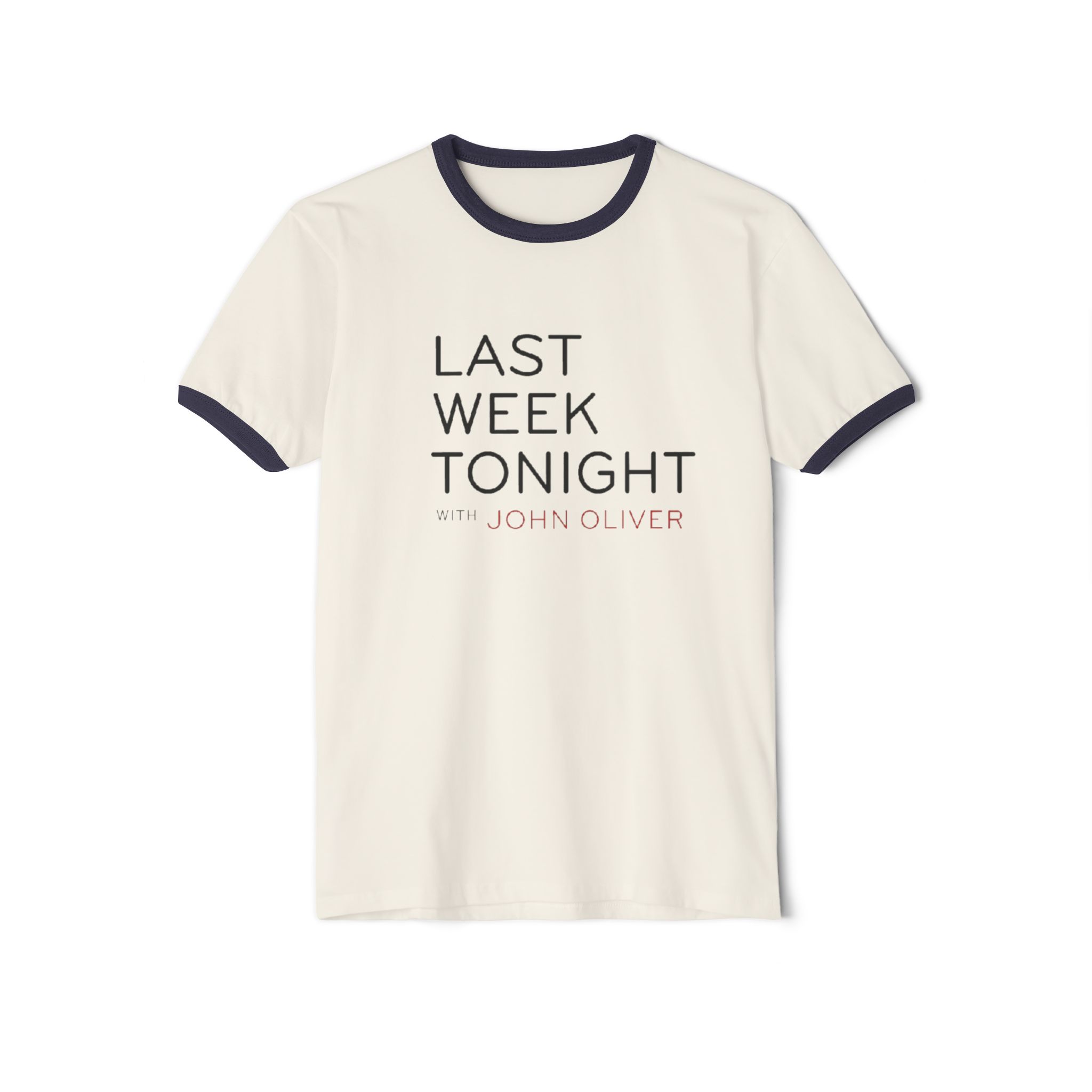 Last Week Tonight with John Oliver Unisex Cotton Ringer T-Shirt