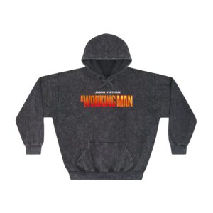 A Working Man Unisex Mineral Wash Hoodie