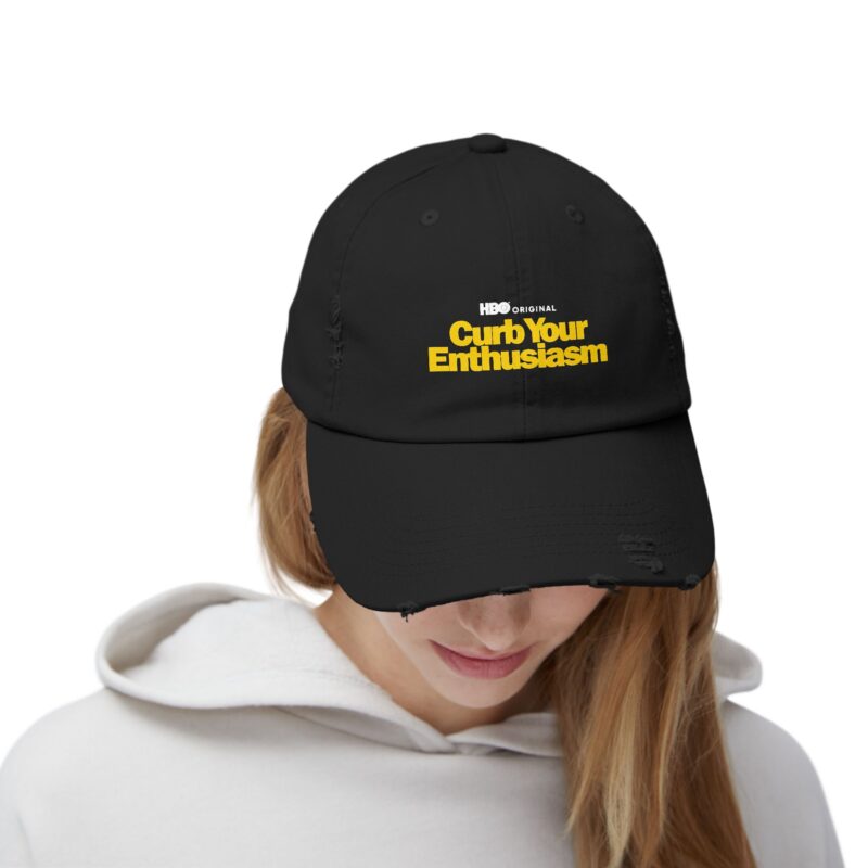 Curb Your Enthusiasm Unisex Distressed Cap - Image 12