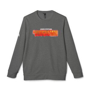 A Working Man Adidas Unisex Fleece Crewneck Sweatshirt