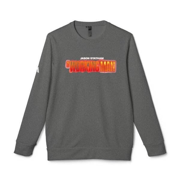 A Working Man Adidas Unisex Fleece Crewneck Sweatshirt