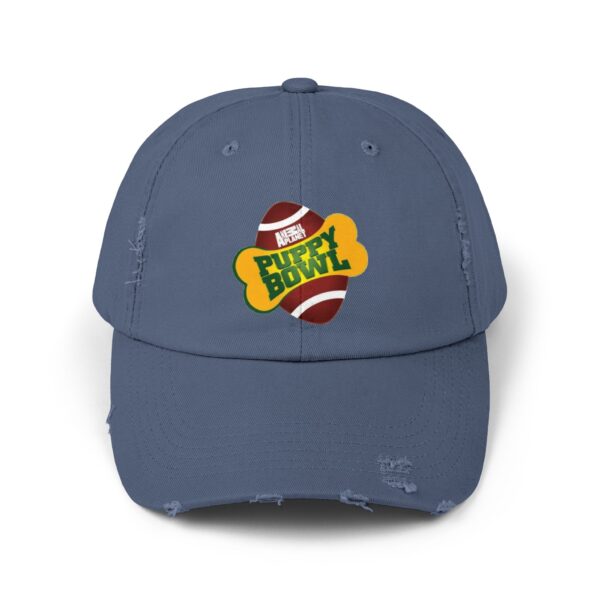 Puppy Bowl Unisex Distressed Cap - Image 9