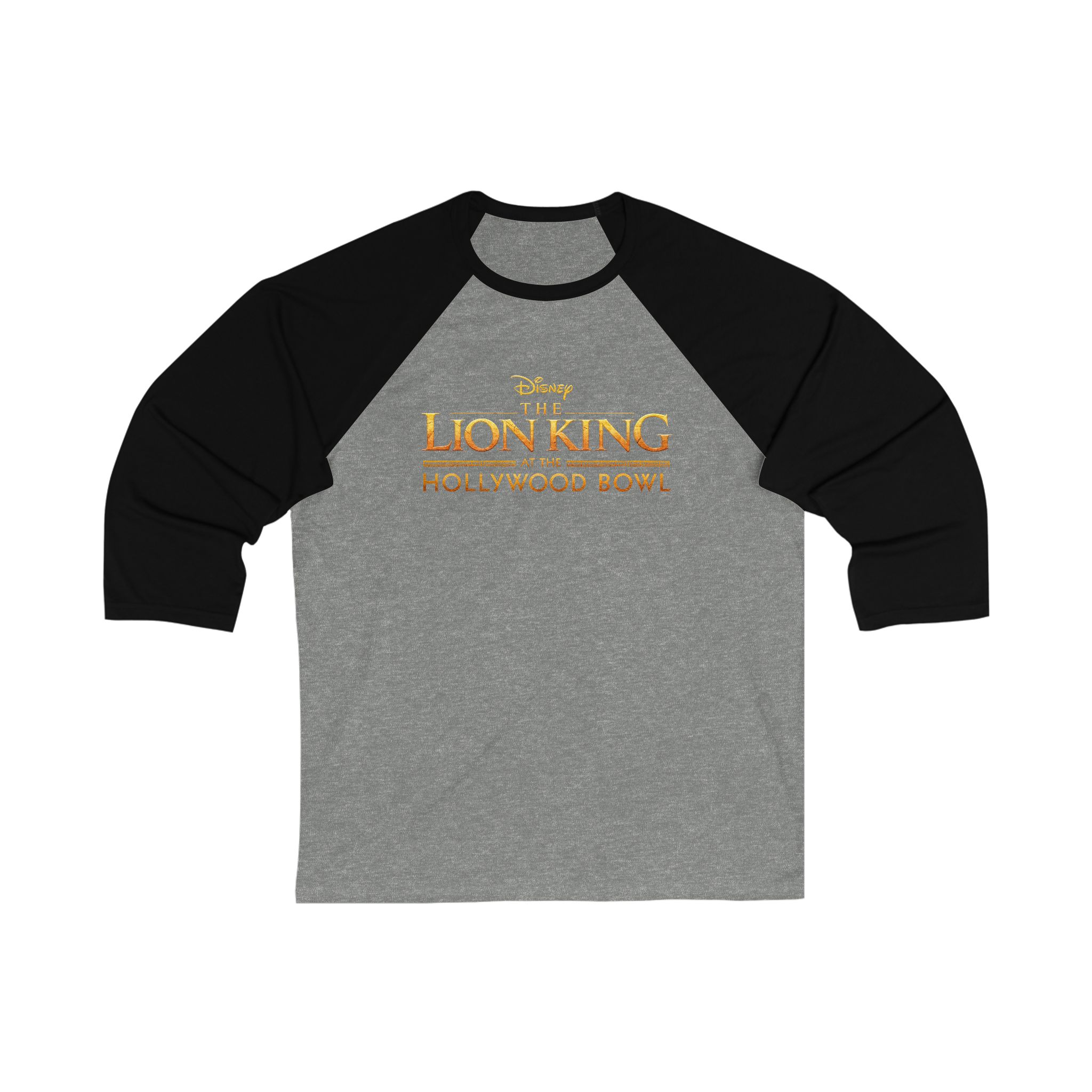 The Lion King The Hollywood Bowl Unisex 34 Sleeve Baseball Tee - Image 3