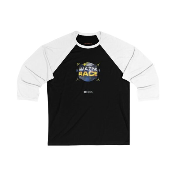 The Amazing Race Unisex 34 Sleeve Baseball Tee