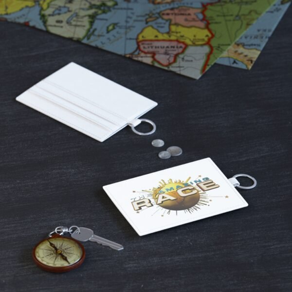 The Amazing Race Saffiano Leather Card Holder - Image 4