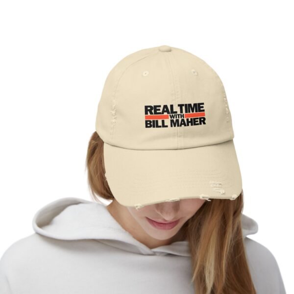 Real Time with Bill Maher Unisex Distressed Cap - Image 4