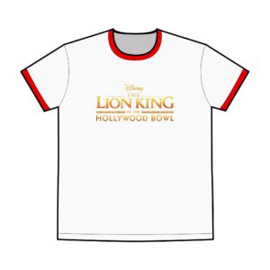 The Lion King The Hollywood Bowl Men's Staple Ringer Tee