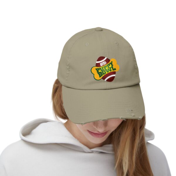 Puppy Bowl Unisex Distressed Cap - Image 8