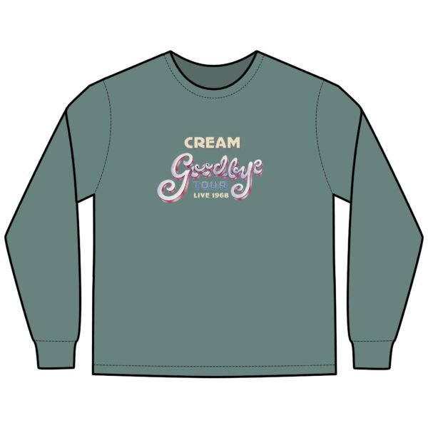 Cream ComfortWash® Garment-Dyed Long Sleeve T-Shirt - Image 3