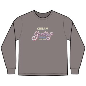 Cream ComfortWash® Garment-Dyed Long Sleeve T-Shirt