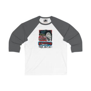 James Brown Unisex 34 Sleeve Baseball Tee