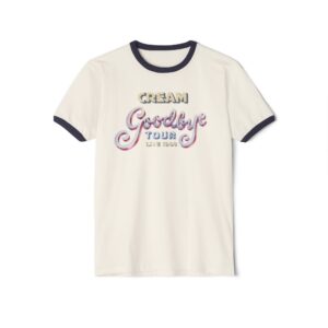 Cream Unisex Cotton Ringer T-Shirt