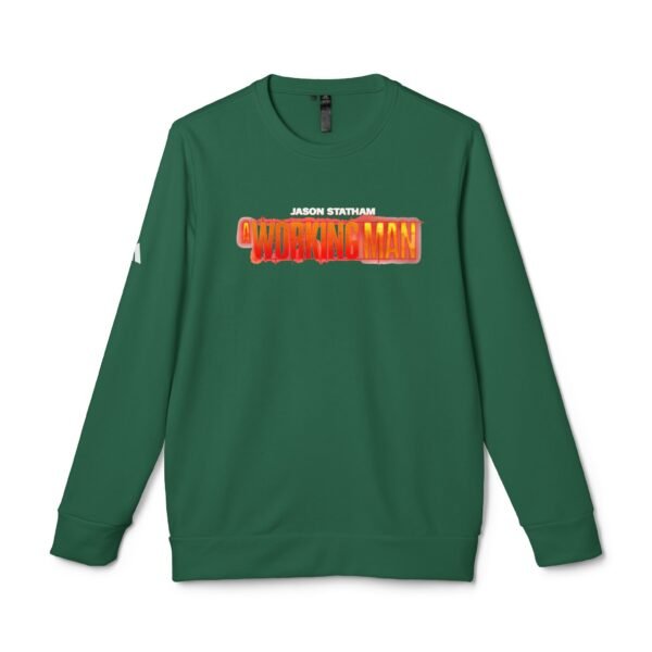 A Working Man Adidas Unisex Fleece Crewneck Sweatshirt - Image 9