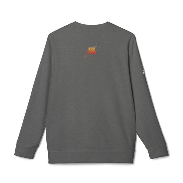 A Working Man Adidas Unisex Fleece Crewneck Sweatshirt - Image 2