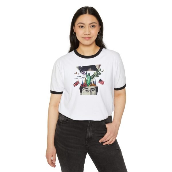 Last Week Tonight with John Oliver Unisex Cotton Ringer T-Shirt - Image 11