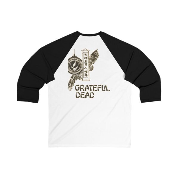 The Grateful Dead Chinese New Year 1981 Unisex 3/4 Sleeve Baseball Tee - Image 4