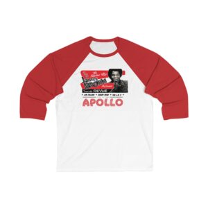 James Brown Unisex 3/4 Sleeve Baseball Tee