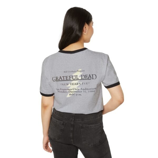 The Grateful Dead New Year's 1984 Cotton Ringer T-Shirt - Image 16