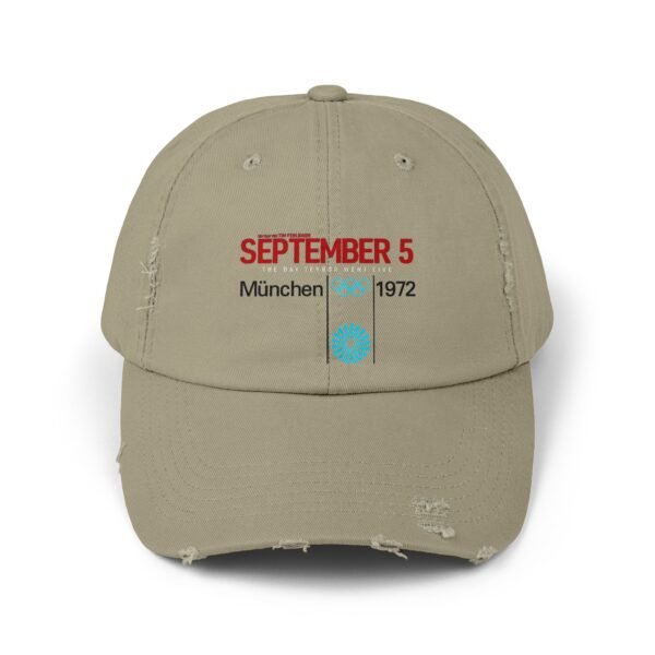 September 5 Unisex Distressed Cap - Image 9
