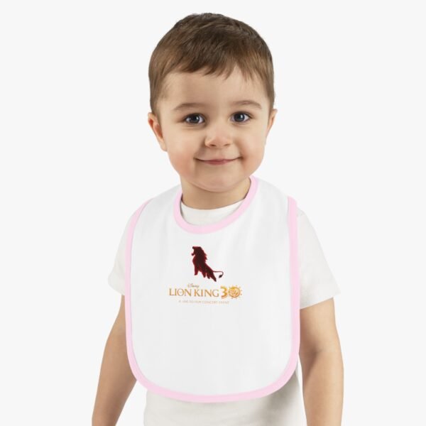 The Lion King The Hollywood Bowl Baby Contrast Trim Jersey Bib - Image 8