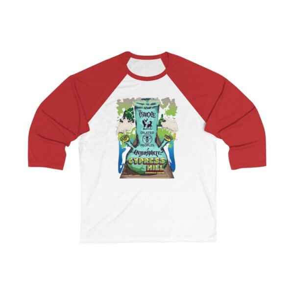 Bongwalk Empire with Cypress Hill, Pharcyde Unisex 3/4 Sleeve Baseball Tee