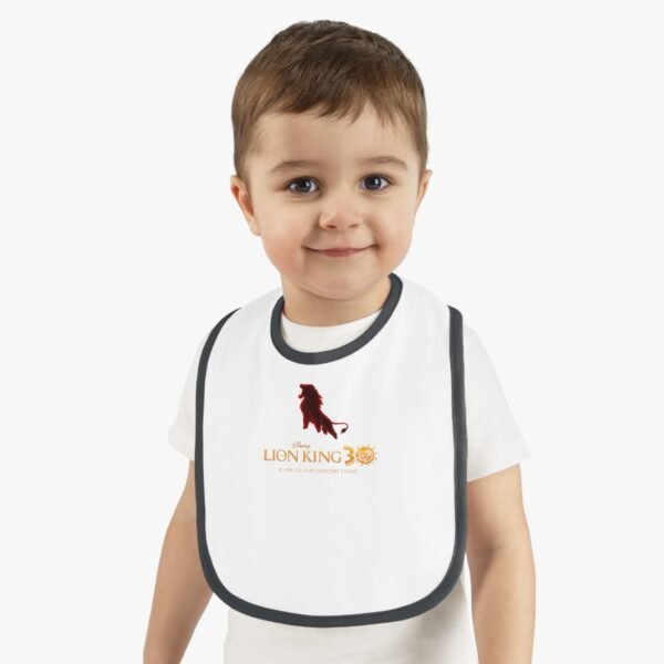 The Lion King The Hollywood Bowl Baby Contrast Trim Jersey Bib - Image 2
