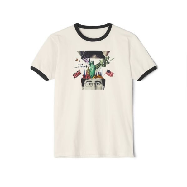 Last Week Tonight with John Oliver Unisex Cotton Ringer T-Shirt - Image 5