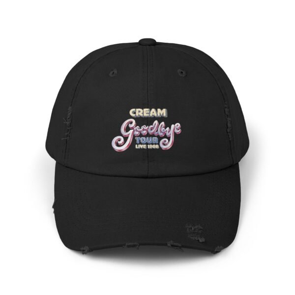 Cream Unisex Distressed Cap - Image 21