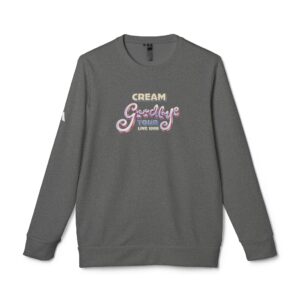 Cream Adidas Unisex Fleece Crewneck Sweatshirt