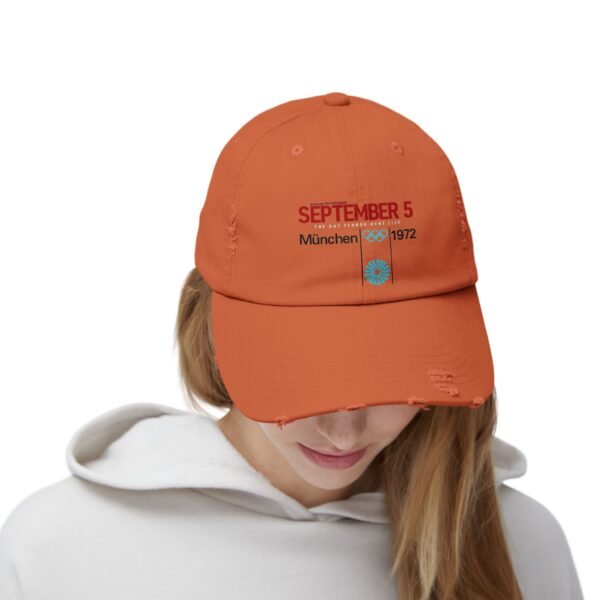 September 5 Unisex Distressed Cap - Image 8