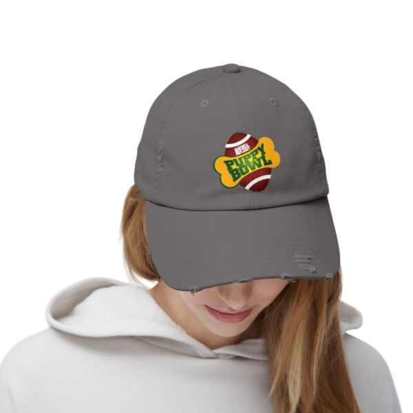 Puppy Bowl Unisex Distressed Cap - Image 16