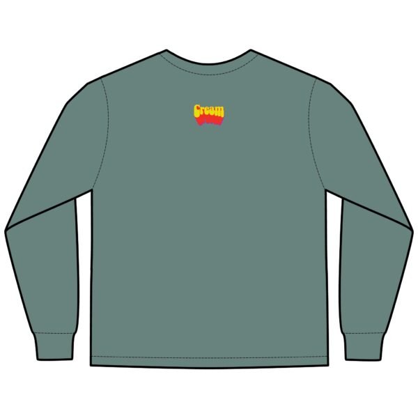 Cream ComfortWash® Garment-Dyed Long Sleeve T-Shirt - Image 4