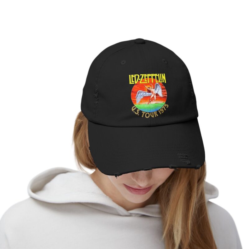 Led Zeppelin Unisex Distressed Cap - Image 12