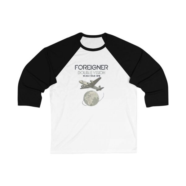 Foreigner Unisex 3/4 Sleeve Baseball Tee - Image 5