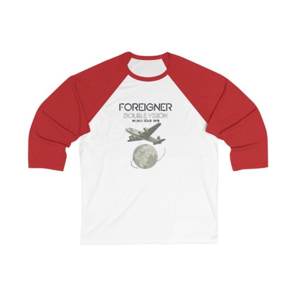 Foreigner Unisex 3/4 Sleeve Baseball Tee - Image 3