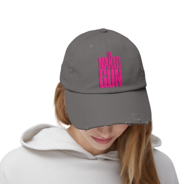 The Naked Gun Unisex Distressed Cap - Image 16
