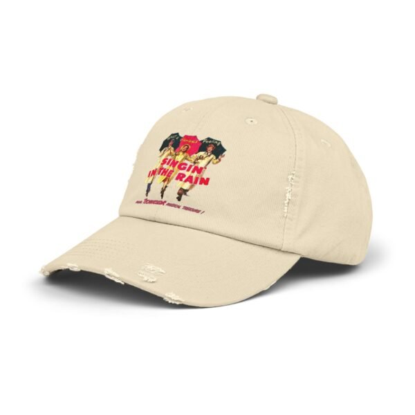 Singin' in the Rain Unisex Distressed Cap - Image 2