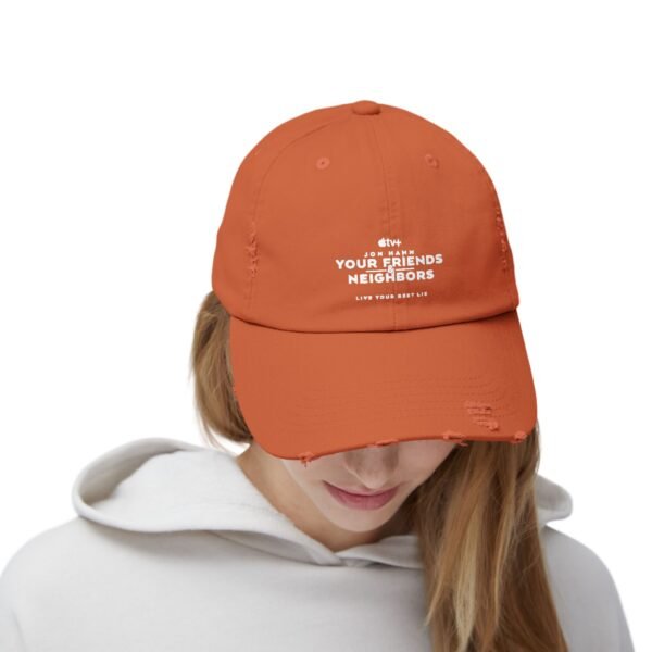 Your Friends & Neighbors Unisex Distressed Cap - Image 4