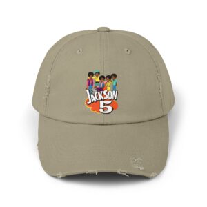Jackson 5 Unisex Distressed Cap
