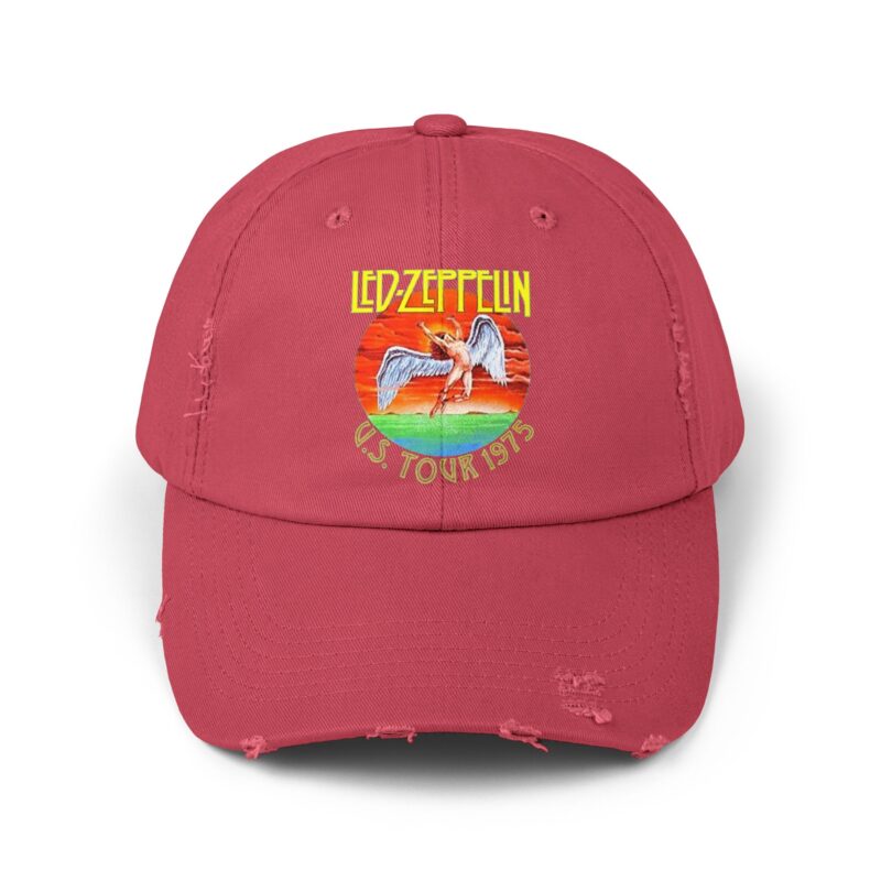 Led Zeppelin Unisex Distressed Cap - Image 25