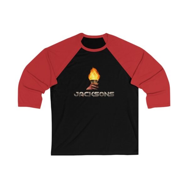 The Jacksons Unisex 3/4 Sleeve Baseball Tee - Image 3