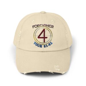 Foreigner Unisex Distressed Cap