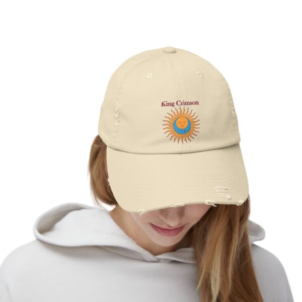 King Crimson Unisex Distressed Cap - Image 4