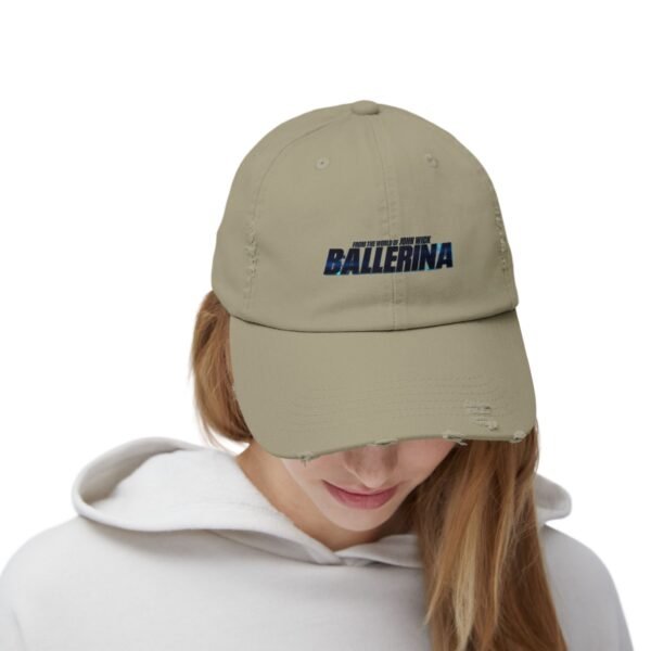 From the World of John Wick: Ballerina Unisex Distressed Cap - Image 4